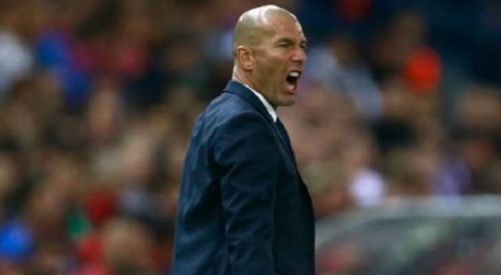 زين الدين زيدان المدير الفني لريال مدريد