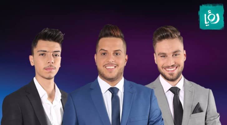 المتسابقون في الحلقة النهائية لبرنامج نجم الأردن 