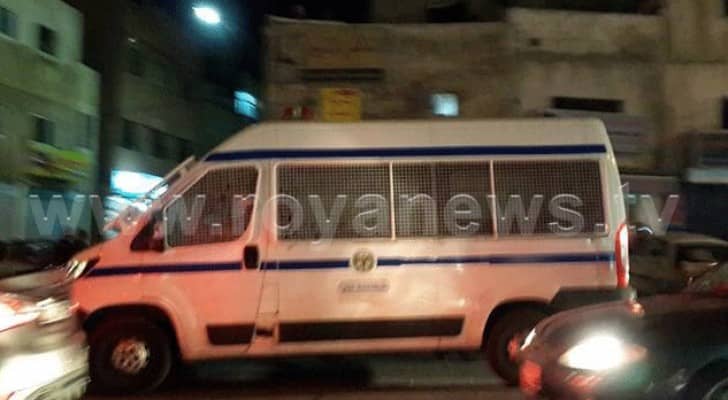 دورية امن في موقع الجريمة
