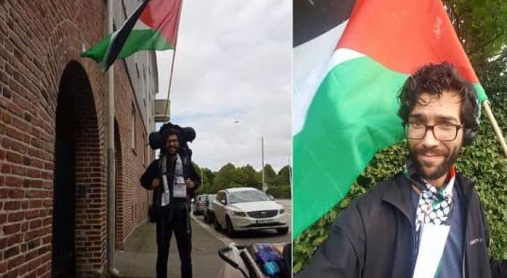 سويدي يبدأ رحلته إلى فلسطين مشيا على الأقدام