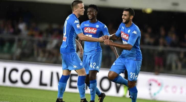 نابولي ثالث فريق إيطالي بدوري المجموعات