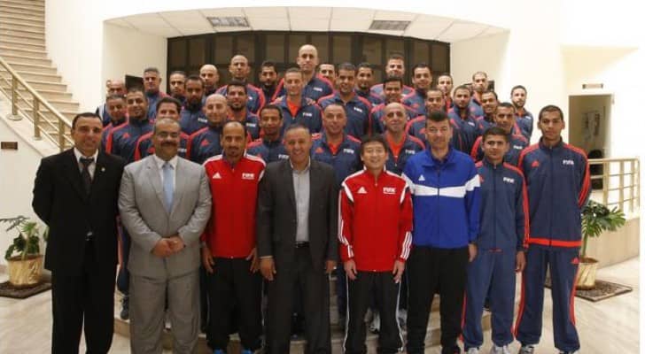 عدد من حكام كرة القدم الأردنية - ارشيفية