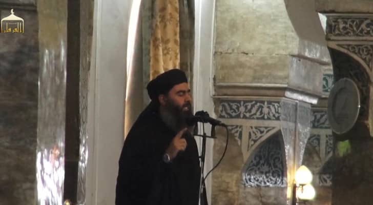  زعيم تنظيم داعش أبو بكر البغدادي