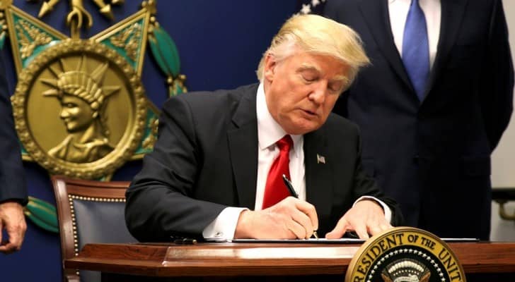 الرئيس الأمريكي دونالد ترمب