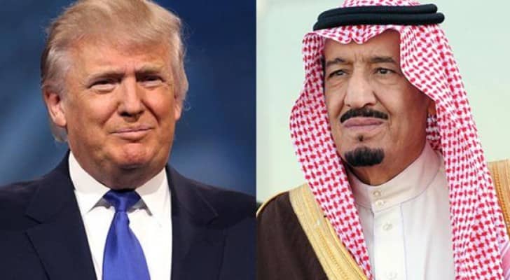 الملك سلمان وترمب