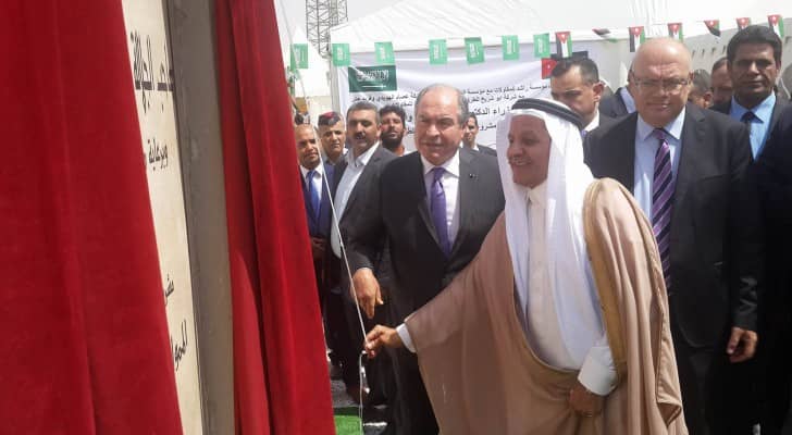 الملقي يفتتح مشروع تأهيل وتحسين الطريق الصحراوي