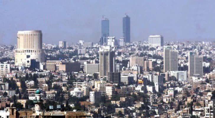 جانب من العاصمة عمان 