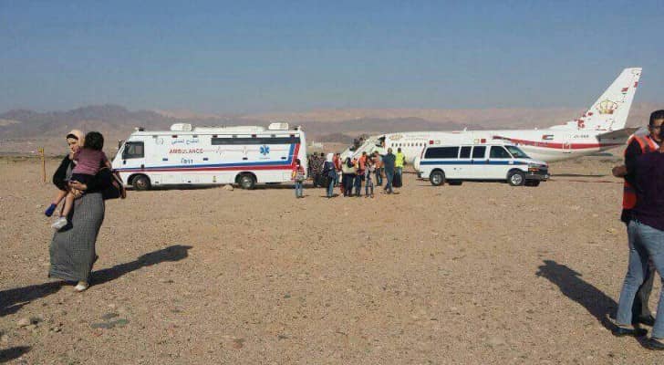 الطائرة تجاوزت مدرج الهبوط