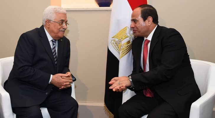 السيسي وعباس 
