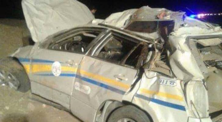 إصابة رجلي أمن بحادث في معان