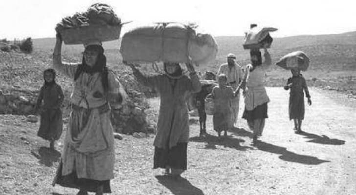 من عملية تهجير الفلسطنيين من بلادهم