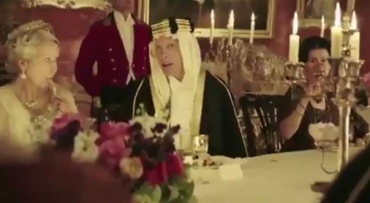 أحداث الفيلم تدور حول زيارة الملك فيصل لبريطانيا عام 1919
