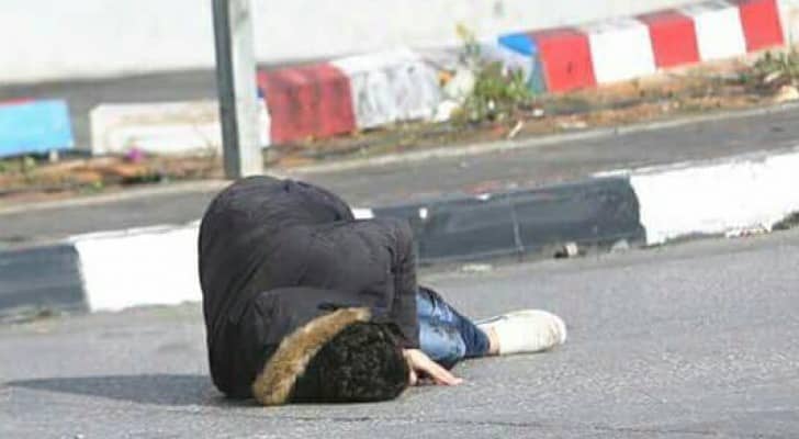 الاحتلال اطلق 20 رصاصة من نقطة الصفر على الشاب الفلسطيني
