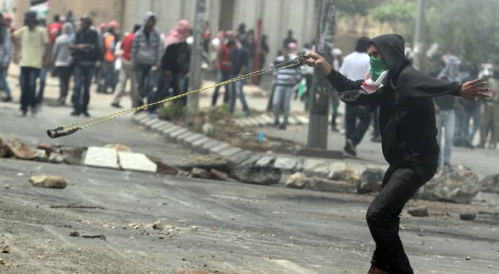 من مواجهات الفلسطينيين وقوات الاحتلال