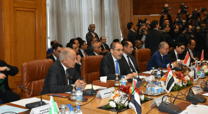 الصفدي يتراس اجتماع لجنة مبادرة السلام العربية