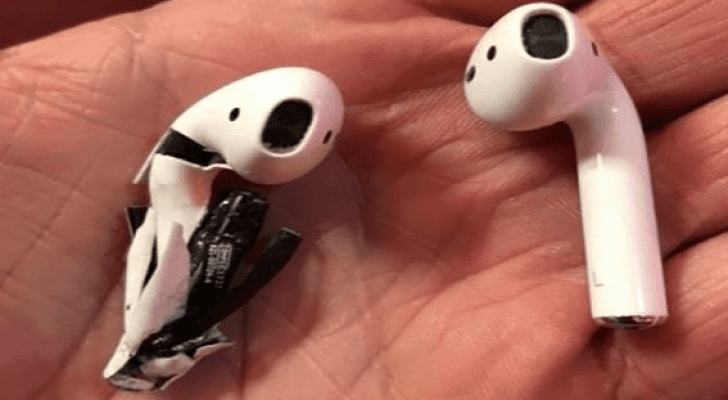 انفجار سماعة "AirPods" عقب احتراقها في أذن صاحبها!