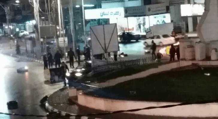 فض اعتصام لسائقي المركبات في العمري والرمثا