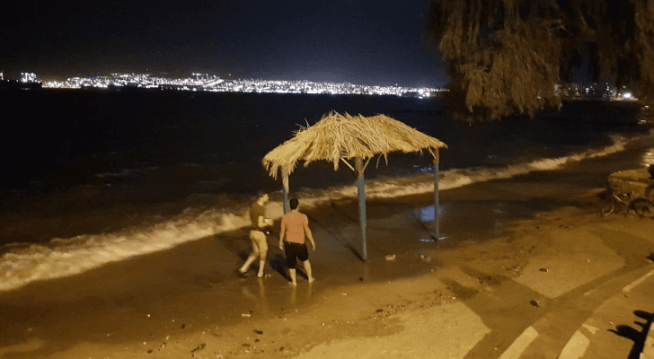 ارتفاع نسبة موج البحر في العقبة