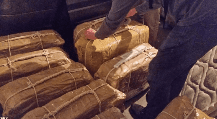 صورة للشحنة التي تم العثور عليها