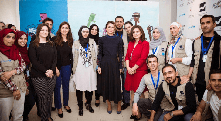 الملكة تطلق المعرض المتنقل لمشروع مختبرات الابتكار الاجتماعي