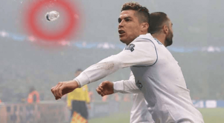 رونالدو والعبوة "الطائرة"