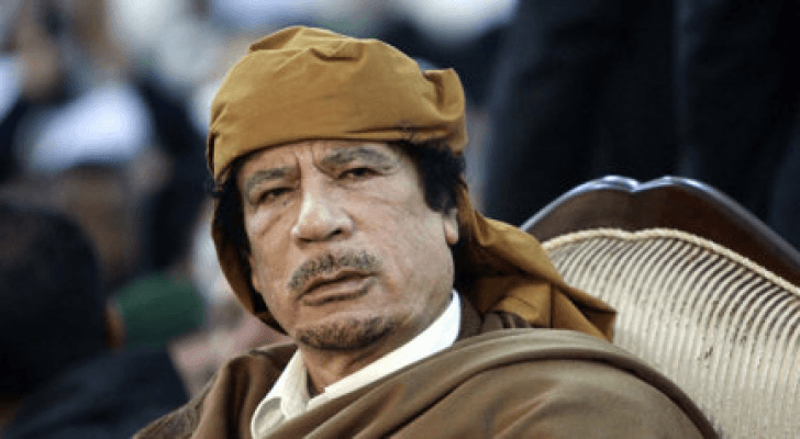 الرئيس الليبي معمر القذافي