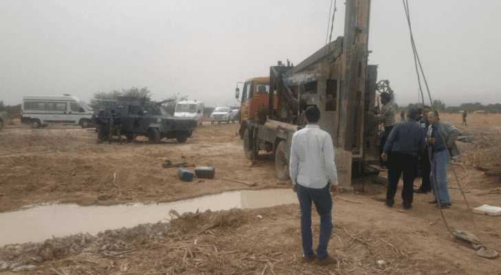 ضبط حفارة في منطقة الرامة/ الشونة الجنوبية تحفر بئر مخالف