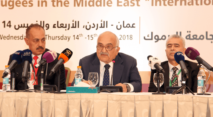 الأمير حسن خلال المؤتمر