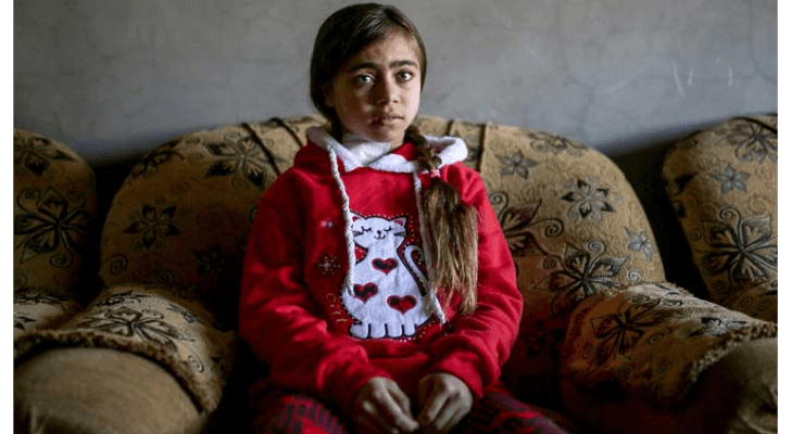 الطفلة الفلسطينية إنعام العطار