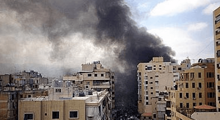 دوي انفجار في بلدة العين قرب بعلبك شرق لبنان- ارشيفية