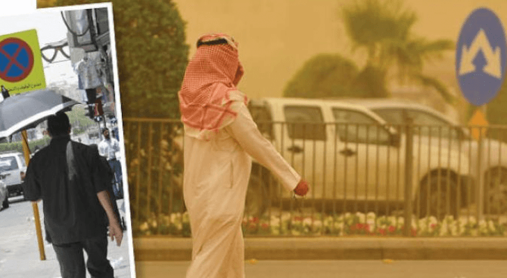 توقعات بارتفاع درجات الحرارة إلى معدلات خمسينية ترافقها العواصف الرملية