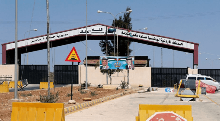 معبر جابر من الجانب الأردني
