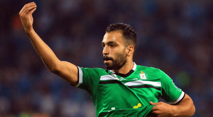 لاعب الوحدات بهاء فيصل