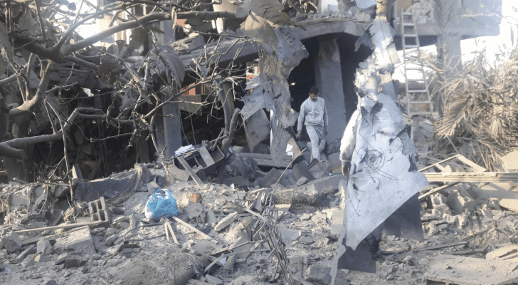 من استعهداف الاحتلال للمباني في غزة