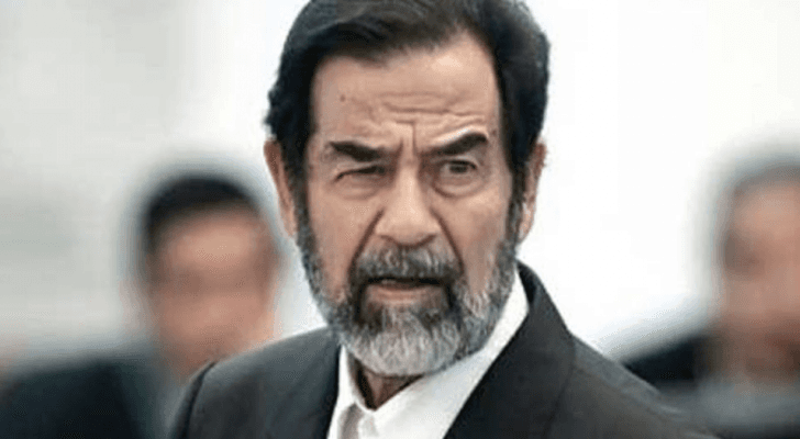 الرئيس العراقي الراحل صدام حسين