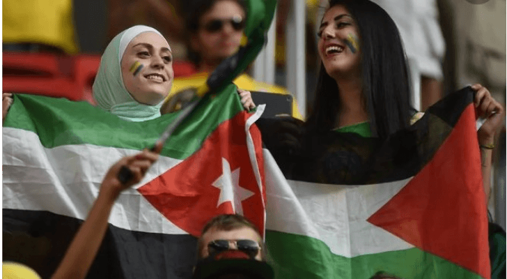 جماهير الأردن وفلسطين