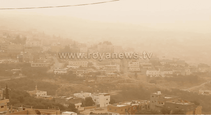 الصورة عصر الأربعاء من محافظة الطفيلة