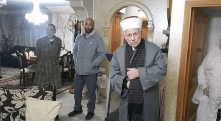 الشيخ عبدالعظيم سلهب خلال اعتقاله