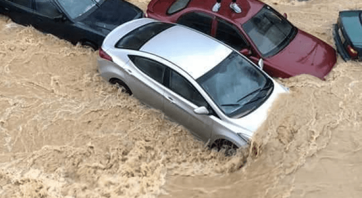 وسط البلد تسجل اعلى كميات هطول امطار
