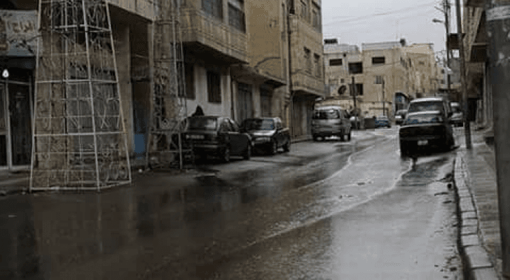 الصورة من منطقة الغويرية في الزرقاء