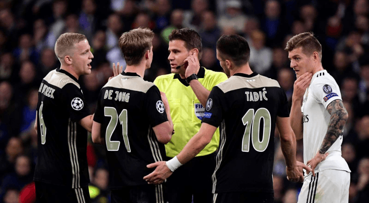 من لقاء مدريد واياكس