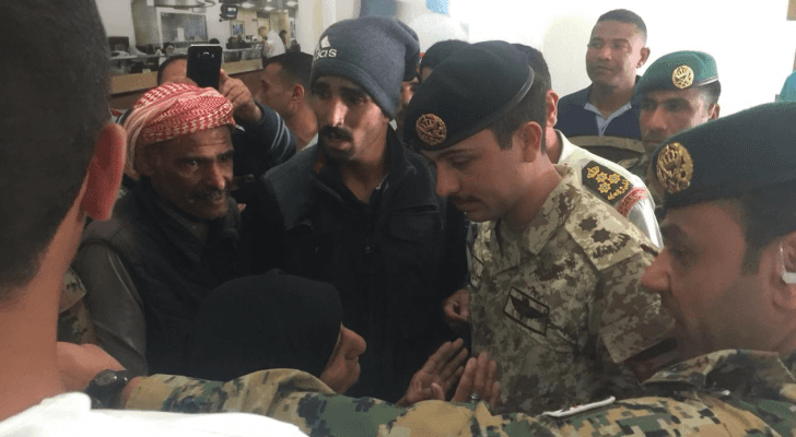 جانب من زيارة ولي العهد