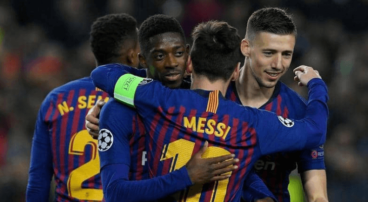 لاعبو برشلونة