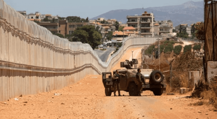 جيش الاحتلال على الحدود مع الاردن - ارشيفية