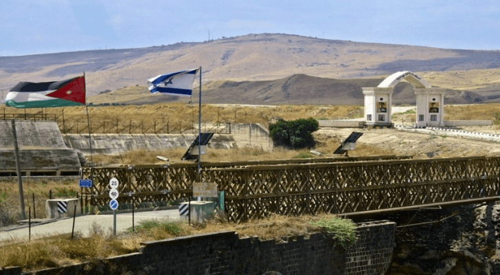 الحدود الاردنية مع الاراضي المحتلة