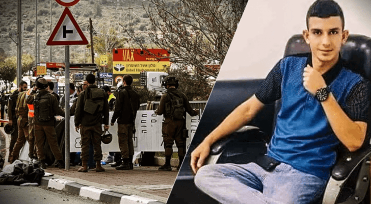 صورة من الفيديو - الشهيد عمر ابو ليلى