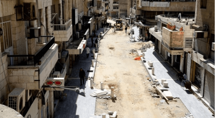 شارع الملك غازي وسط العاصمة عمان