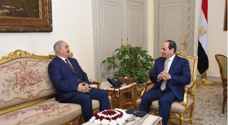 لقاء بين السيسي وحفتر في القاهرة يعود إلى 2017