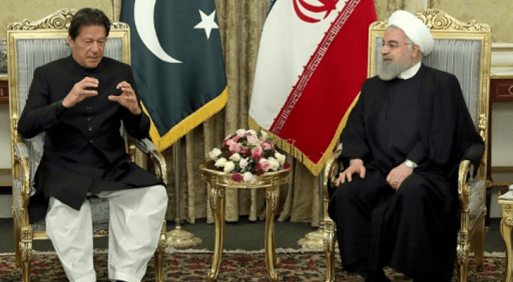 الرئيس حسن روحاني ورئيس الوزراء الباكستاني شاه عمران خان