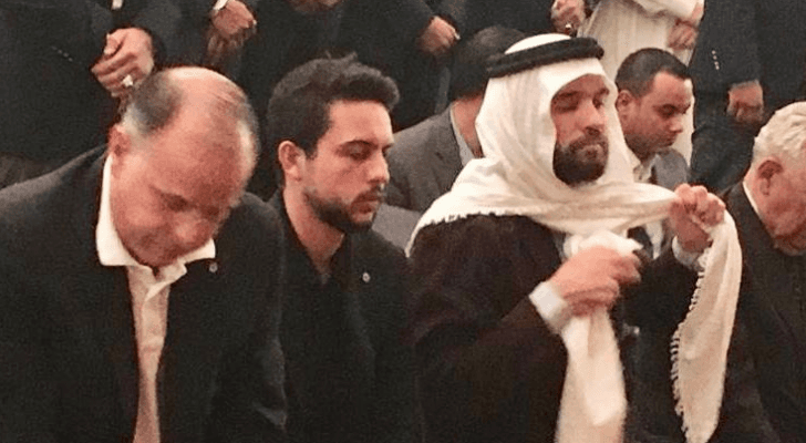 الأمراء في مسجد الملك الحسين